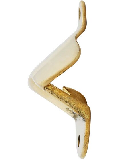 Alternate View of Solid Brass Bottle Opener.