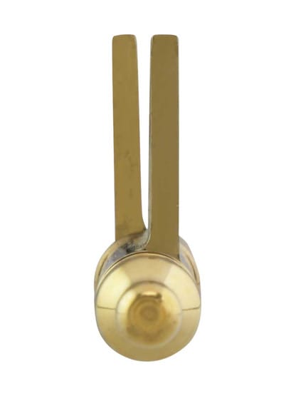 Alternate View 2 of Pair of Solid Brass Steeple Tip Left-Hand Flag Hinges - 2 1/2 inch x 1 3/4 inch.