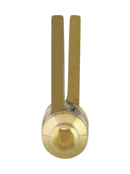 Alternate View 2 of Pair of Solid Brass Steeple Tip Right-Hand Flag Hinges - 2 1/2 inch x 1 3/4 inch.