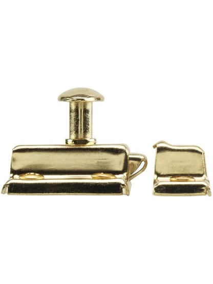 Alternate View 2 of Small Pressed Steel Cabinet Latch With Plated Finish