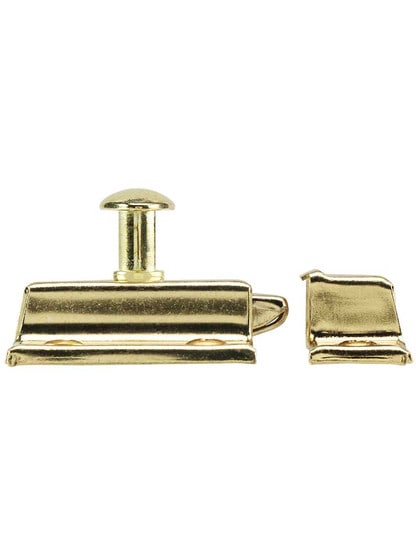 Alternate View 2 of Large Pressed Steel Cabinet Latch With Plated Finish