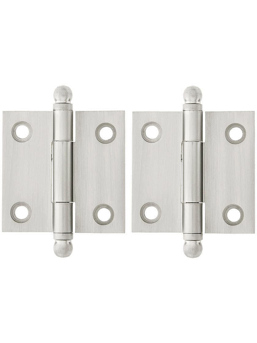 L Ball Tip Hinge Solid Brass Brass W x 1-1/4 in National Hardware 1-1/2 in L Ball Tip Hinge Solid Brass Brass W x 1-1/4 in National Hardware 1-1/2 in