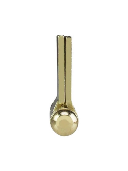 Alternate View 2 of Pair of Loose Pin Plated Steel Cabinet Hinges - 1 15/16 inch x 1 5/8 inch