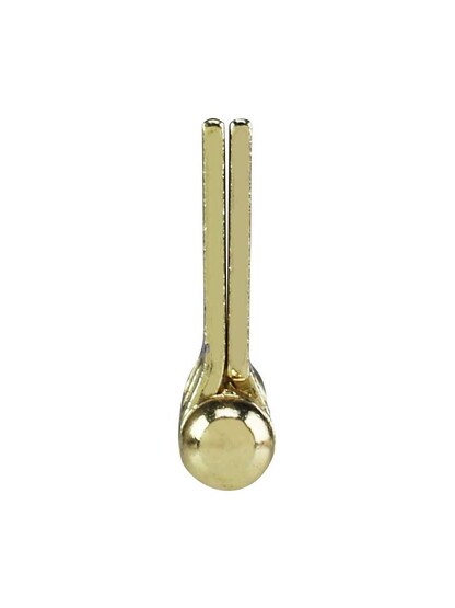 Alternate View 2 of Pair of Loose Pin Plated Steel Cabinet Hinges - 2 7/16 inch x 1 3/4 inch