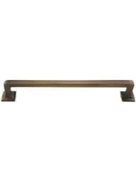 Arts and Crafts Cabinet Pull - 8-Inch Center-to-Center in Antique-By-Hand