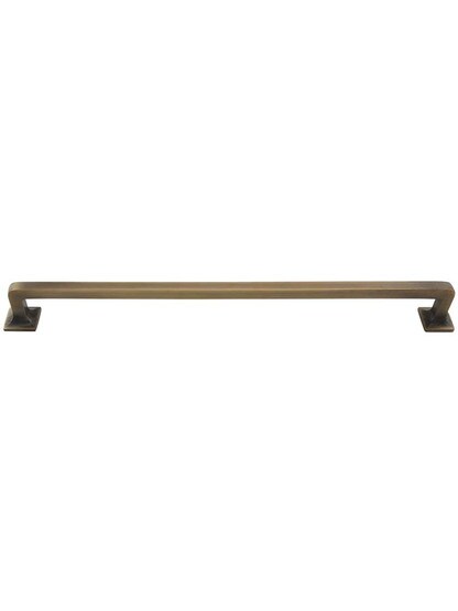 Arts and Crafts Cabinet Pull - 12-Inch Center-to-Center in Antique-By-Hand.