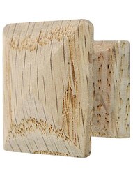 Solid Oak Pyramid Cabinet Knob.