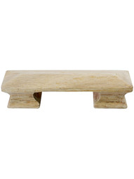 4 1/2" Solid Oak Pyramid Drawer Handle - 3" Center-to-Center