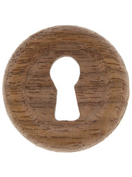 Walnut Furniture Keyhole Cover