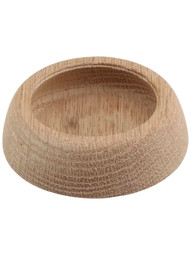 Solid Oak Caster Cup