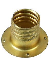 Brass Glass Knob Sleeve.