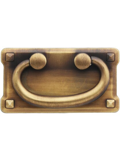 Large Mission-Style Horizontal Drawer Pull - 3" Center-to-Center | House of Antique  Hardware