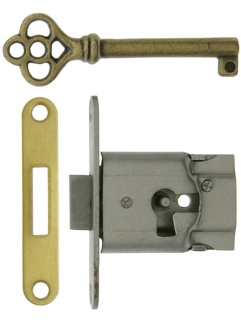 Clinton Cabinet Option-Door Lock and Inside Latch Combo 066