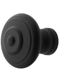 Cast Iron Decorative Cabinet Knob with 1 3/16" Diameter