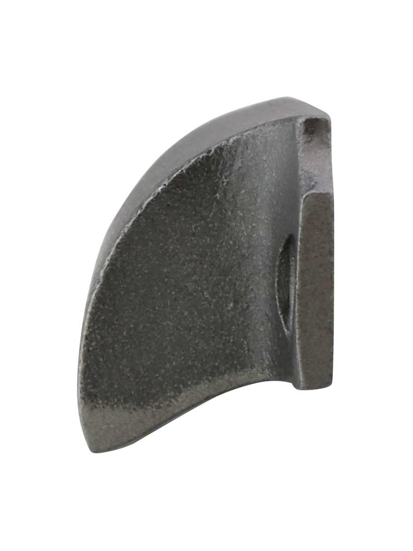 Alternate View of Colonial Iron Bin Pull With Lacquered Antique Finish - 3 1/4 inch Center-to-Center.