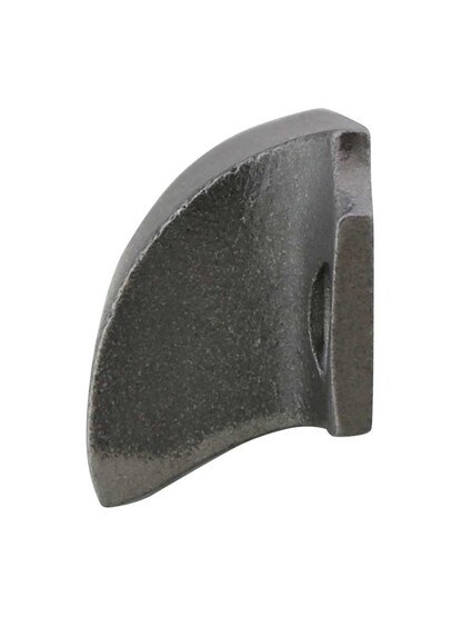 Alternate View of Colonial Iron Bin Pull With Lacquered Antique Finish - 3 1/4 inch Center-to-Center.