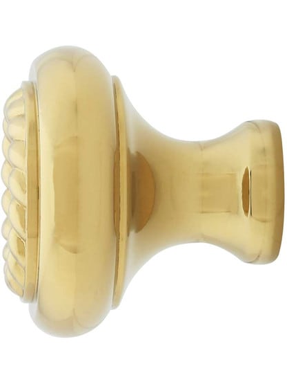 Alternate View of Rope Design Cabinet Knob - 1 1/4 inch Diameter