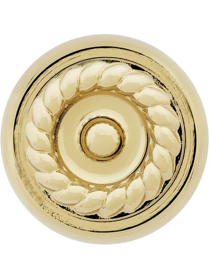 Alternate View 2 of Rope Design Cabinet Knob - 1 1/4 inch Diameter