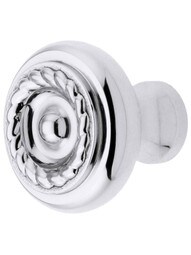 Rope Design Cabinet Knob - 1 1/4" Diameter