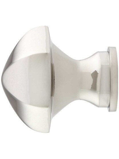 Alternate View of Solid Brass Hexagon Cabinet Knob - 1 1/4 inch Diameter