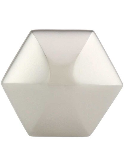Alternate View 2 of Solid Brass Hexagon Cabinet Knob - 1 1/4 inch Diameter