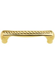 Rope Design Drawer Pull - 4" Center to Center