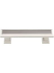 Symm Etry 3-1/2 in. Center-to-Center Octagon Satin Nickel Pull Symm Etry 3-1/2 in. Center-to-Center Octagon Satin Nickel Pull