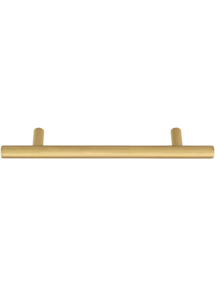 Alternate View 2 of Mid-Century Brass Bar Pull - 5 inch Center to Center