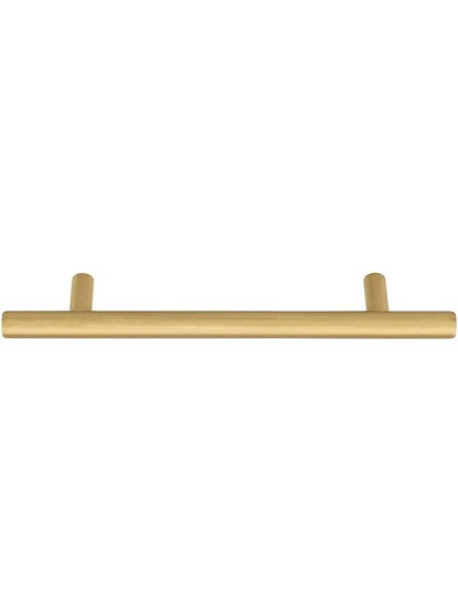 Alternate View 2 of Mid-Century Brass Bar Pull - 5 inch Center to Center