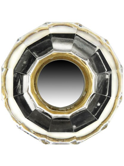 Alternate View 2 of Over-Sized Brookmont Crystal Cabinet Knob With Solid Brass Base