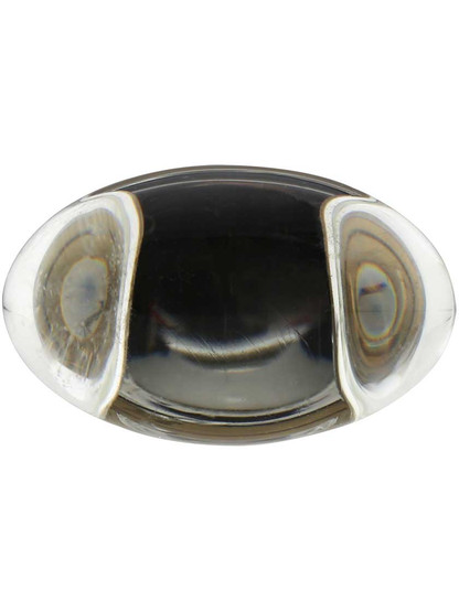 Alternate View 2 of Over-Sized Hampton Crystal Cabinet Knob With Solid Brass Base