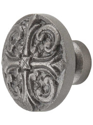 Gaios Cast-Iron Cabinet Knob - 1 1/2" Diameter