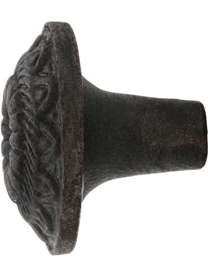 Alternate View of Solon Cast-Iron Cabinet Knob - 1 5/16 inch Diameter.