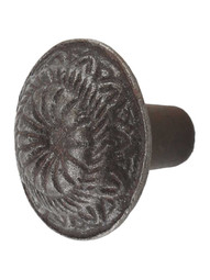 Solon Cast-Iron Cabinet Knob - 1 5/16" Diameter