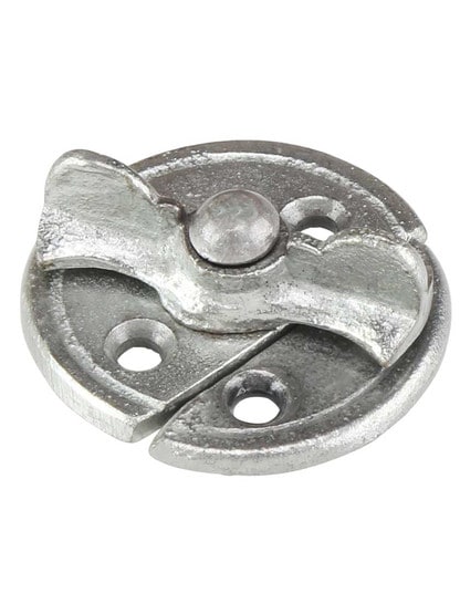 Small Turn Button with Back Plates - 1 9/16 inch Diameter.