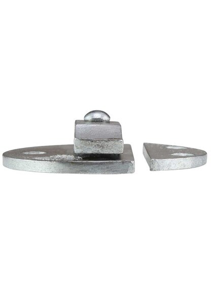 Alternate View 2 of Small Turn Button with Back Plates - 1 9/16 inch Diameter.