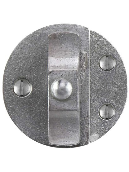 Alternate View of Medium Turn Button with Back Plates - 1 7/8 inch Diameter.