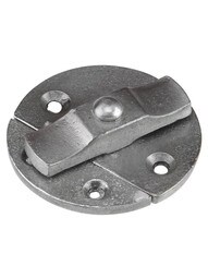 Medium Turn Button with Back Plates - 1 7/8" Diameter