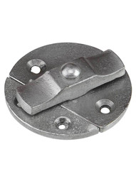 Medium Turn Button with Back Plates - 1 7/8 inch Diameter.
