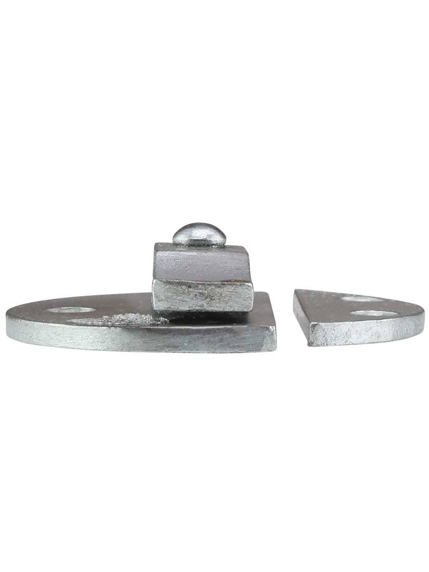 Alternate View 2 of Large Turn Button with Back Plates - 2 1/16 inch Diameter.