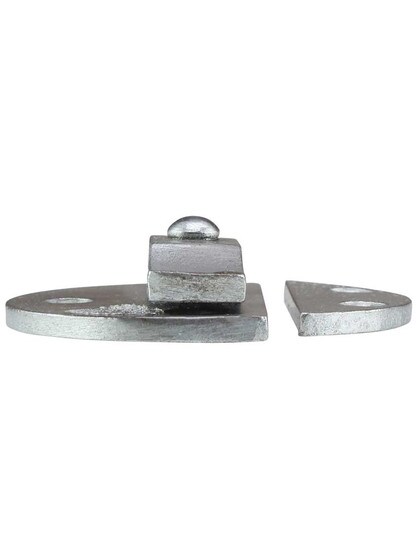 Alternate View 2 of Large Turn Button with Back Plates - 2 1/16 inch Diameter.
