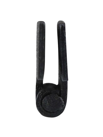 Alternate View 2 of Pair of Hand-Forged H Style Cabinet Hinges - 3 inch H x 1 1/2 inch W.
