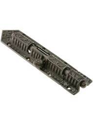 Cast-Iron Victorian Slide Bolt With Aesthetic Movement Design