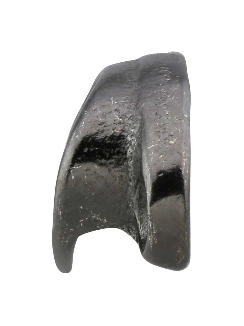 Alternate View of 3 1/4 inch Decorative Iron Bin Pull With Antique Pewter Finish