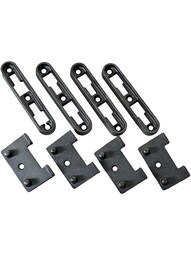 Cast Iron Bed Rail Bracket Set