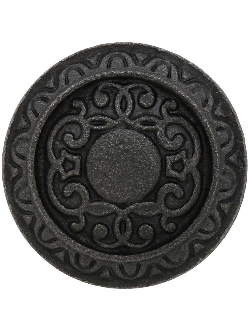 Mantua Pattern CastIron Knob House of Antique Hardware