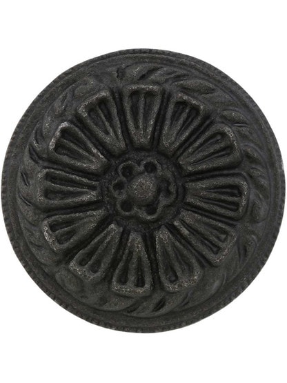 Alternate View 2 of Petal Design Cast-Iron Cabinet Knob.