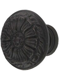 Petal Design Cast-Iron Cabinet Knob