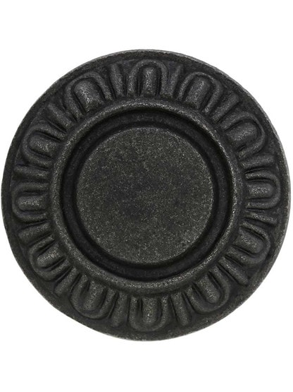 Alternate View 2 of Egg and Dart Cast-Iron Cabinet Knob.