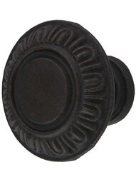 Egg & Dart Cast-Iron Cabinet Knob